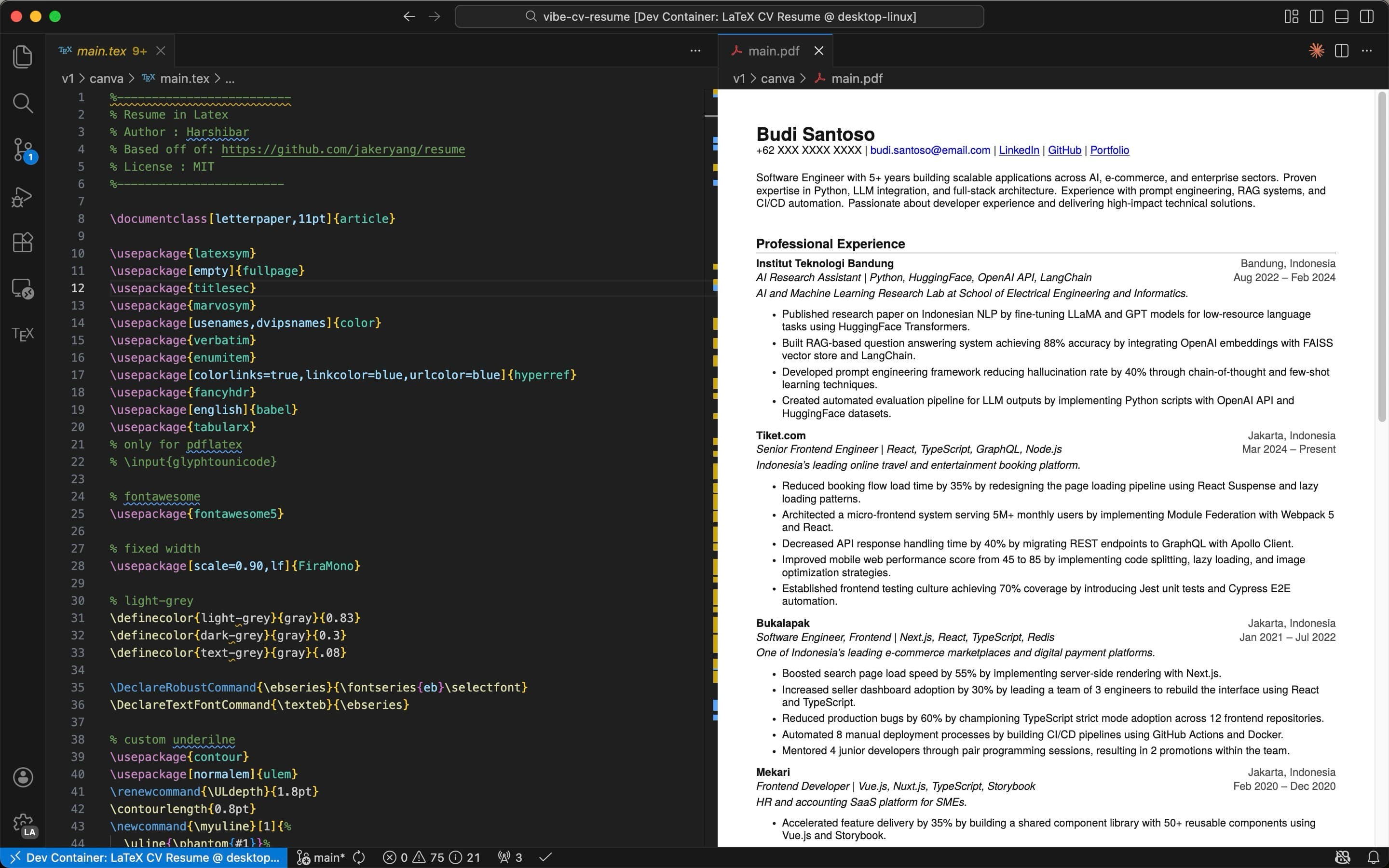 CV Resume Agentic Building